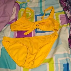 Yellow bikini